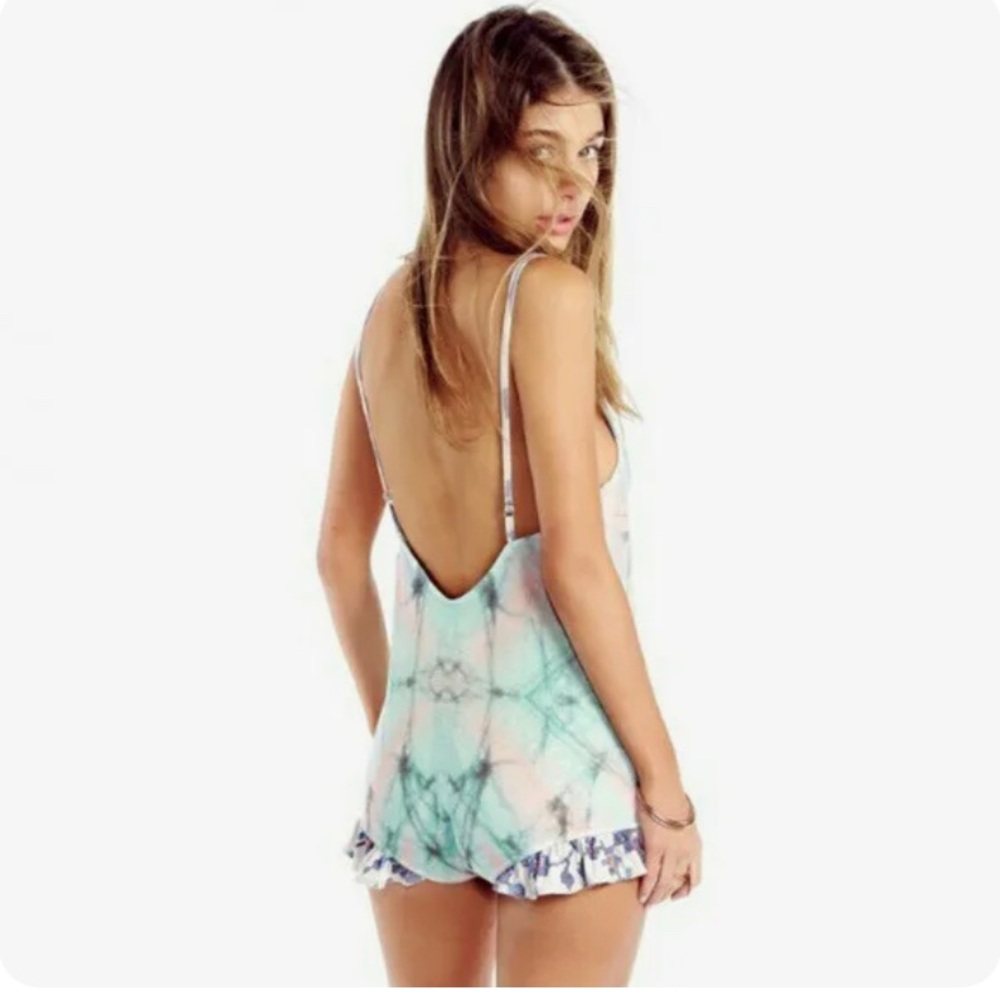 Wildfox Grand Canyon Print Sleep Romper XS NWT $118